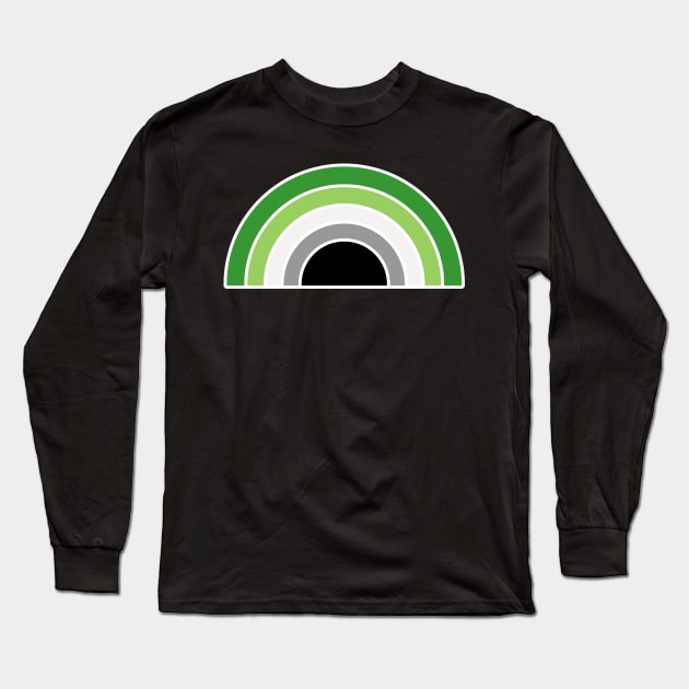 Aromantic rainbow Long Sleeve T-Shirt by Bunanana